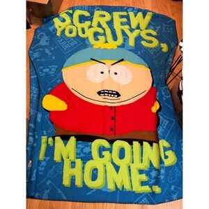 VTG 2004 South Park Cartman Screw You Guys Im Going Home Fleece Blanket
53x69"